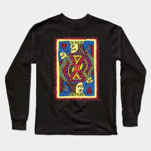 Jack Of Hearts Drawing Long Sleeve T-Shirt